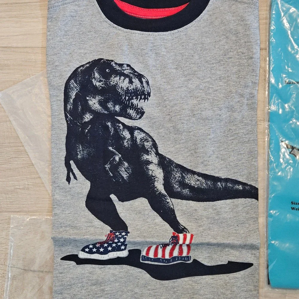 Gap Gymboree Hanna Andersson T-Shirt Lot of 5 Kids 4T‎ NEW Dinosaur Shark Bugs